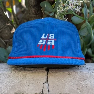 United States Ski Association | Blue/ Red Rope Hat | 1 of 1