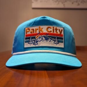 Park City Turquoise/ White Rope Hat