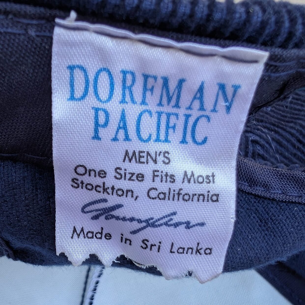 Heavenly | 1 of 1 | Navy Blue | Corduroy | ~1989 - Image 6