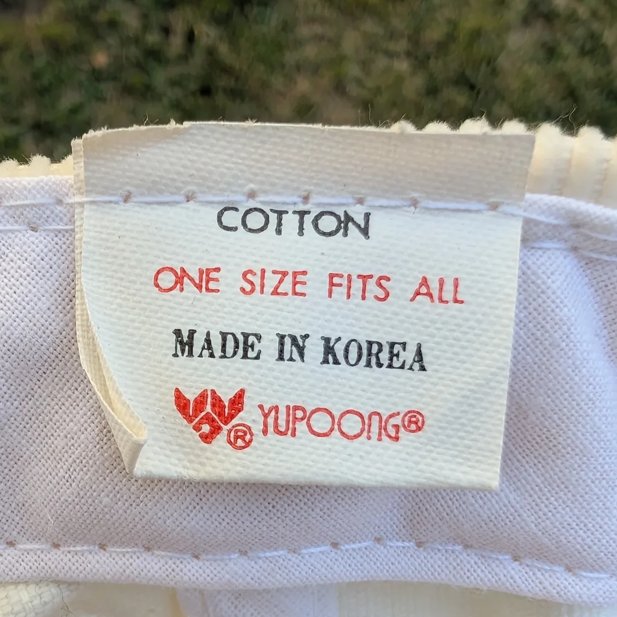 Ski Utah | 1 of 1 | White/ Red Rope | Corduroy Hat | ~1986 - Image 5