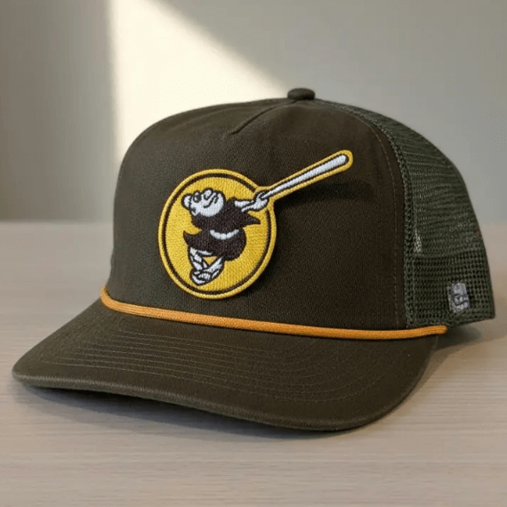 San Diego Padres | Brown/ Yellow Rope Hat | Mesh | Limited Release