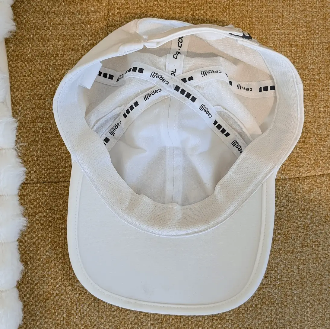 San Diego Padres | White | Runners Sweat Resistant Hat - Image 2