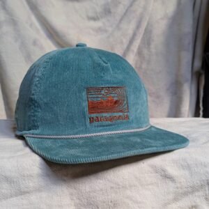 Vintage Patagonia Wave I Turquoise/ White on Corduroy