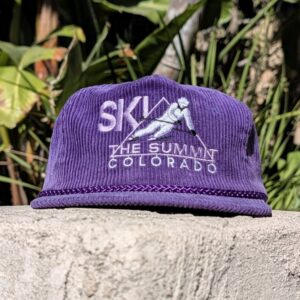 Ski the Summit | 1 of 1 | Purple Corduroy Hat | ~1991