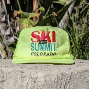Ski the Summit | 1 of 1 | Neon Yellow Parachute Nylon | ~1988